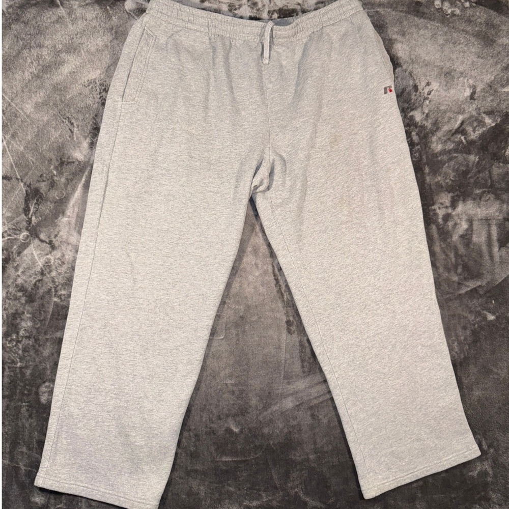 Russell Athletic Mens 2XL Grey Heather Fleece Sweatpants RS33911HB Joggers